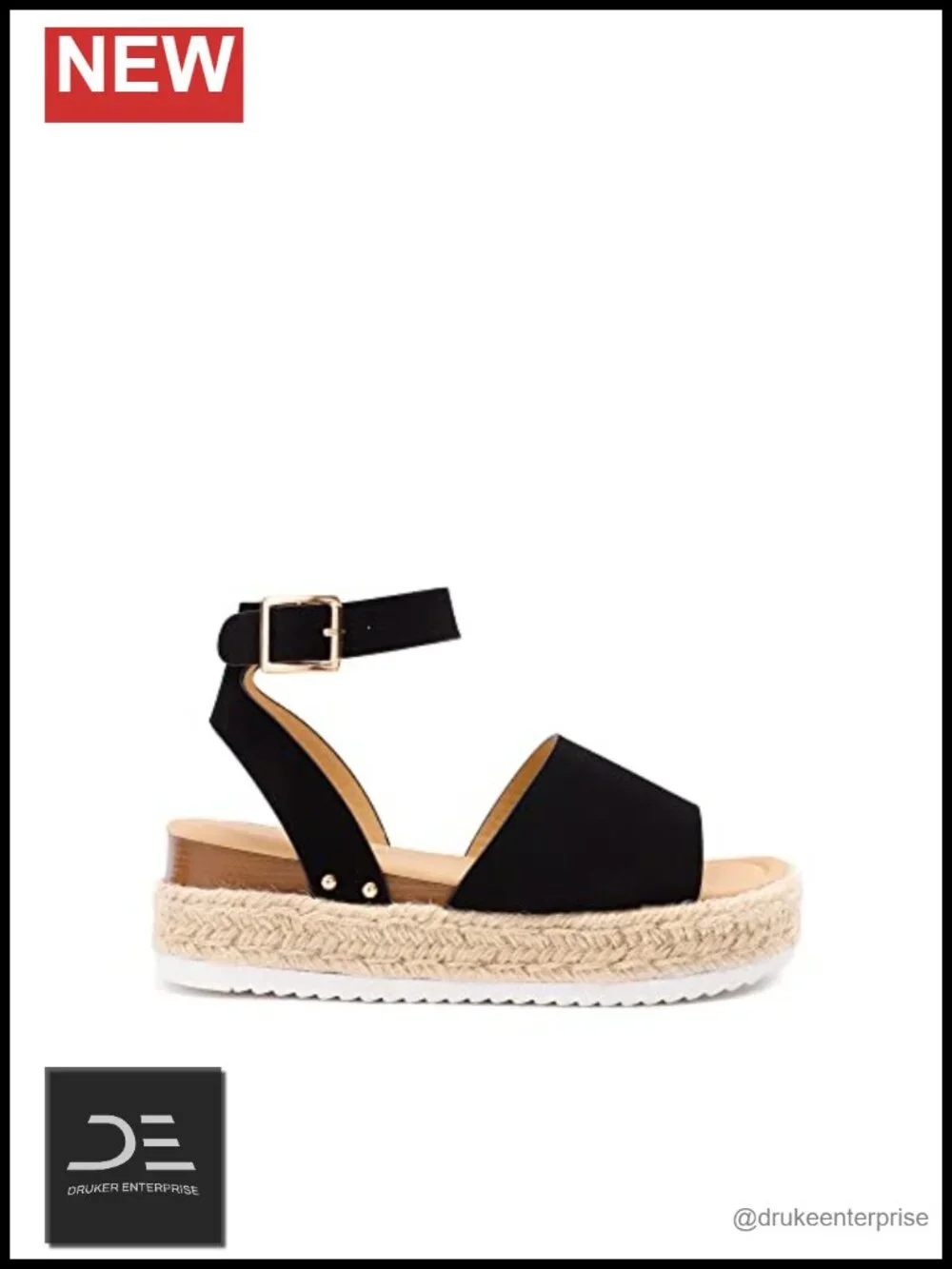 Platform Espadrilles Wedge Sandals Ankle Strap Casual Dressy Summer Shoes